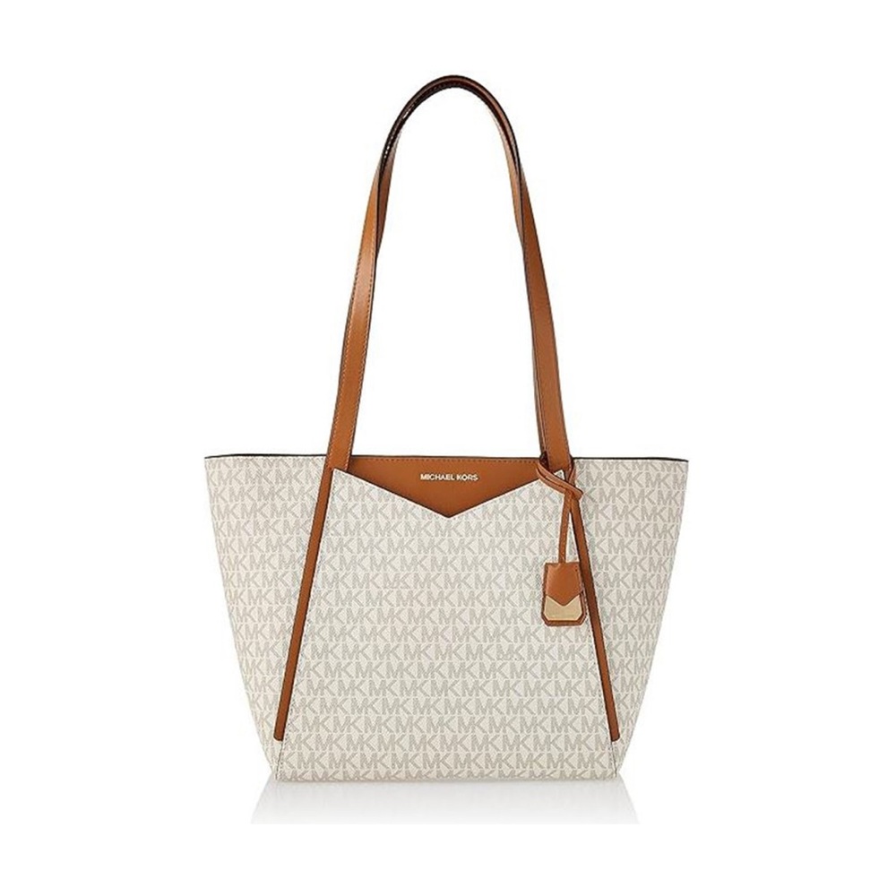 Michael Kors Top Zip Tote Vanilla Twill